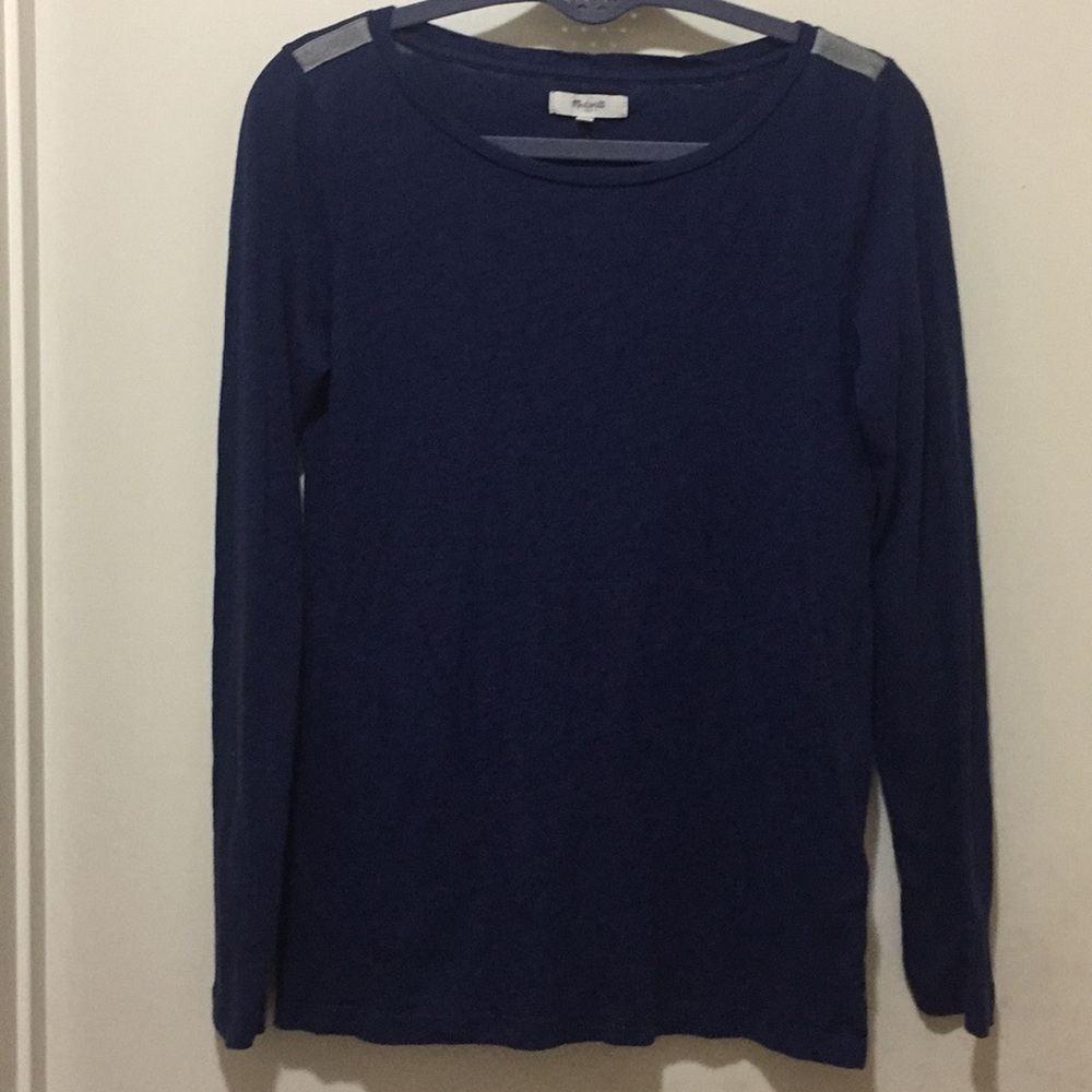 Madewell‎ Ladies Long Sleeve Shirt Blue S